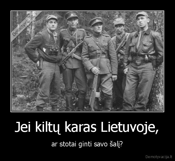 Jei kiltų karas Lietuvoje,
