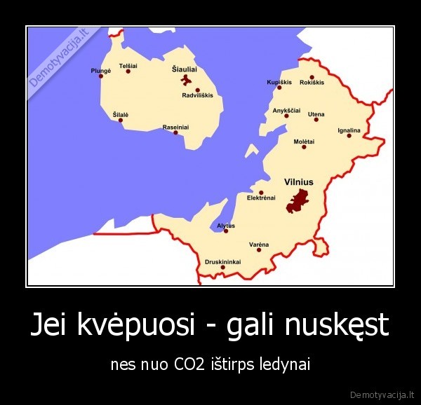 Jei kvėpuosi - gali nuskęst