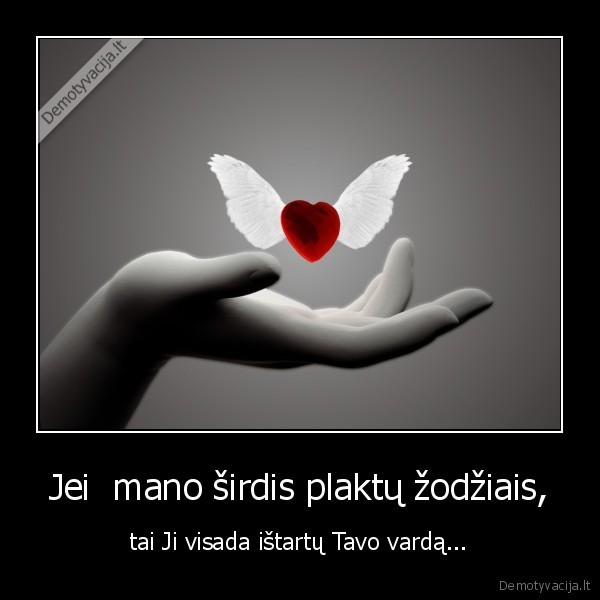 jei, mano, sirdis, plaktu, zodziais