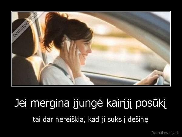 mergina,posukis,vairuoti