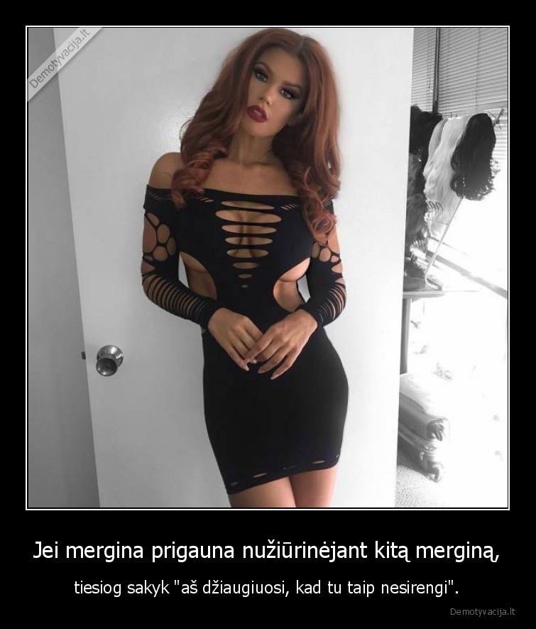 mergina,stilius