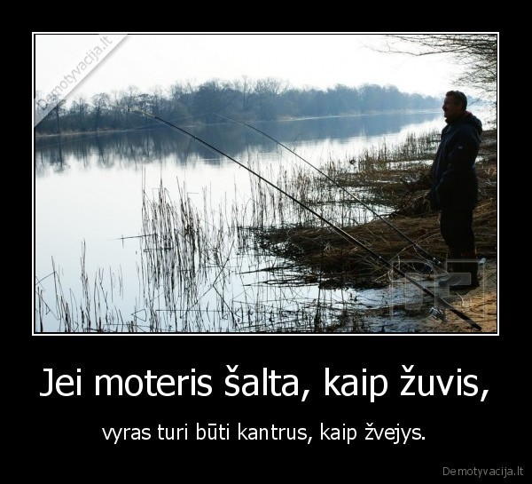 Jei moteris šalta, kaip žuvis,