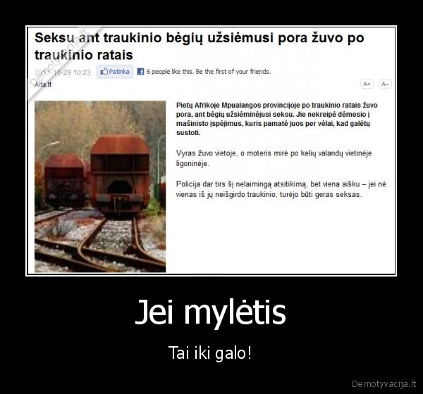 Jei mylėtis