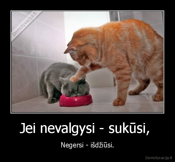 isgerti, valgyti