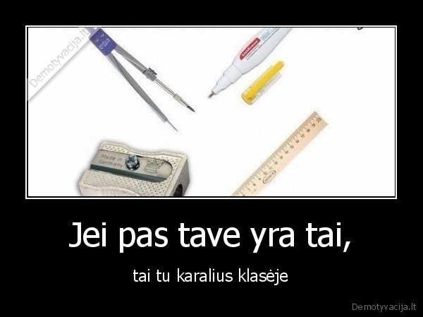 skolinti,daiktai,klase