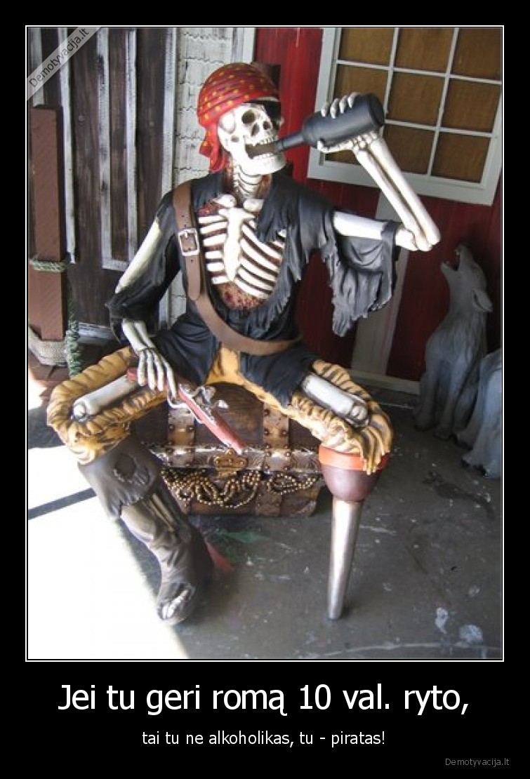 alkoholis,romas,piratas