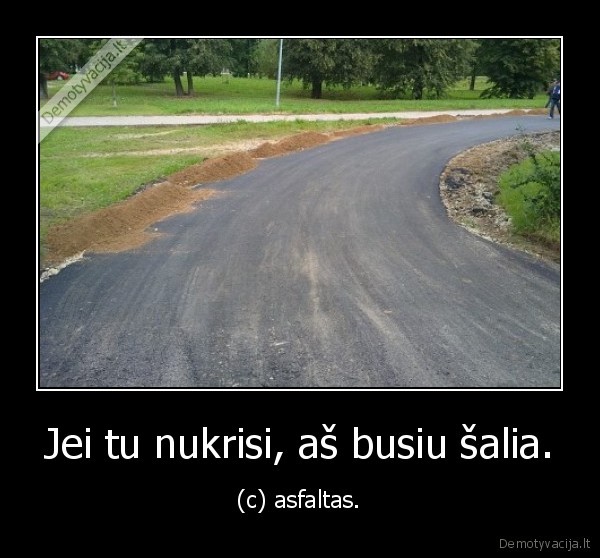 kristi,kelias,asfaltas,salia