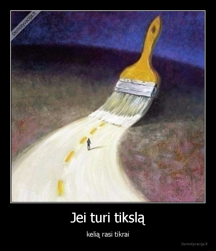 tikslas,kelias