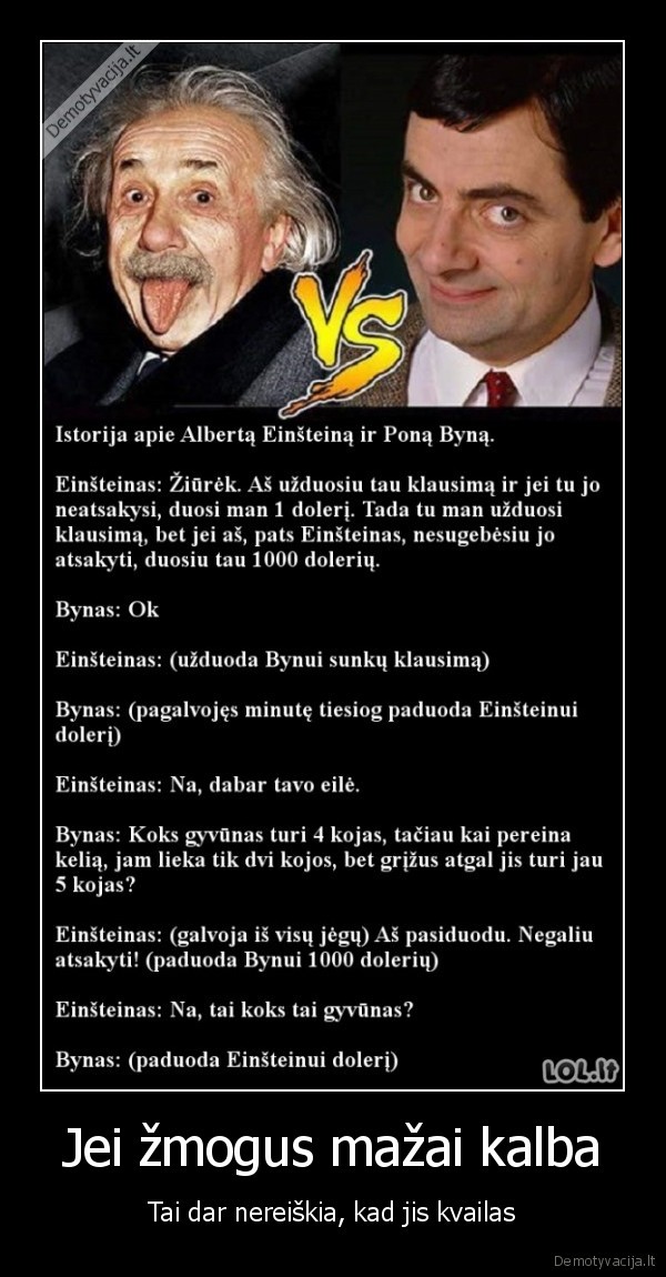ponas, bynas,albertas, einsteinas
