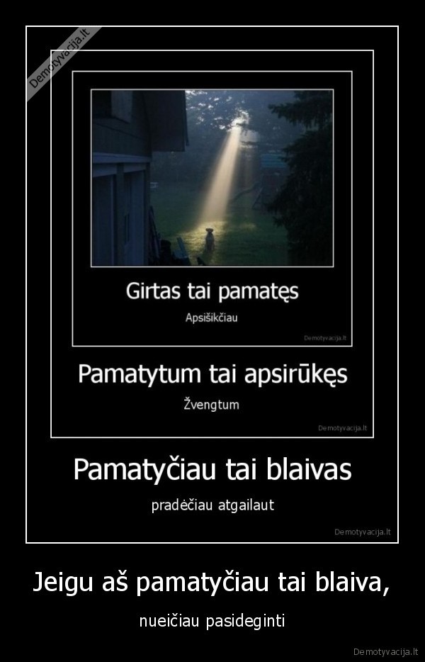 Jeigu aš pamatyčiau tai blaiva,