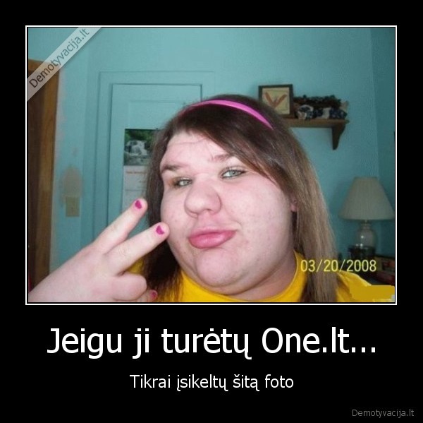 one