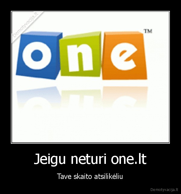 one.lt, zmones