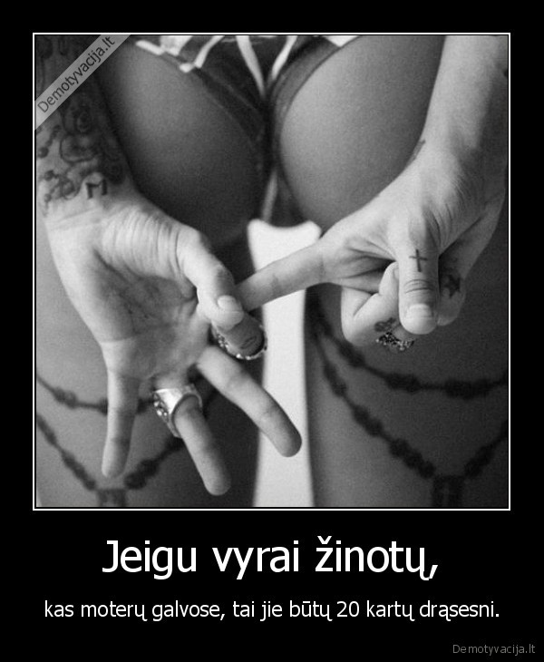 Jeigu vyrai žinotų,