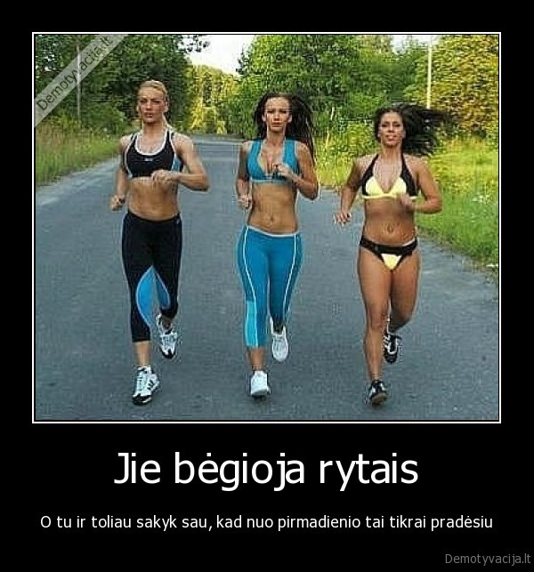 sportas,begimas,pirmadienis