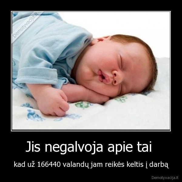 Jis negalvoja apie tai 