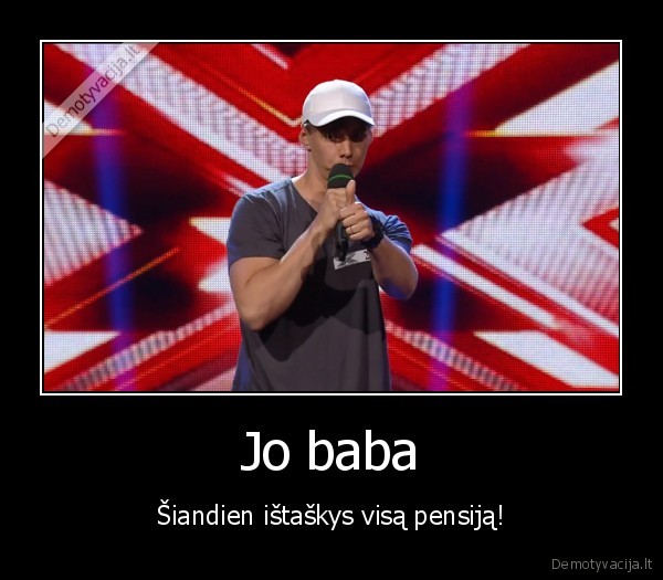 x, faktorius