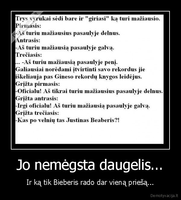bieber, gejus