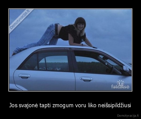 masina,mergina, zmogus, voras