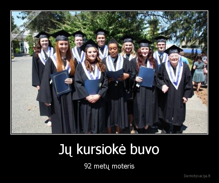 kursioke,moteris,92, metu,amzius,mokslai,baigiamieji,studijos