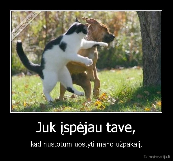Juk įspėjau tave,