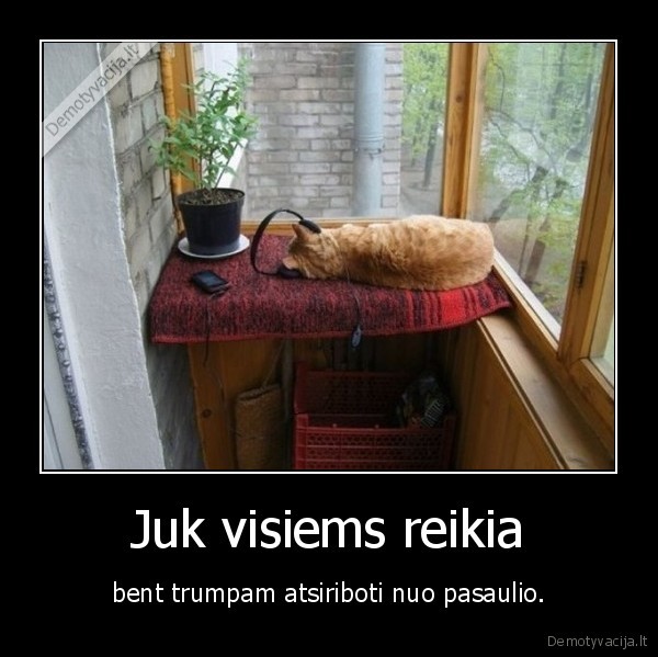 Juk visiems reikia