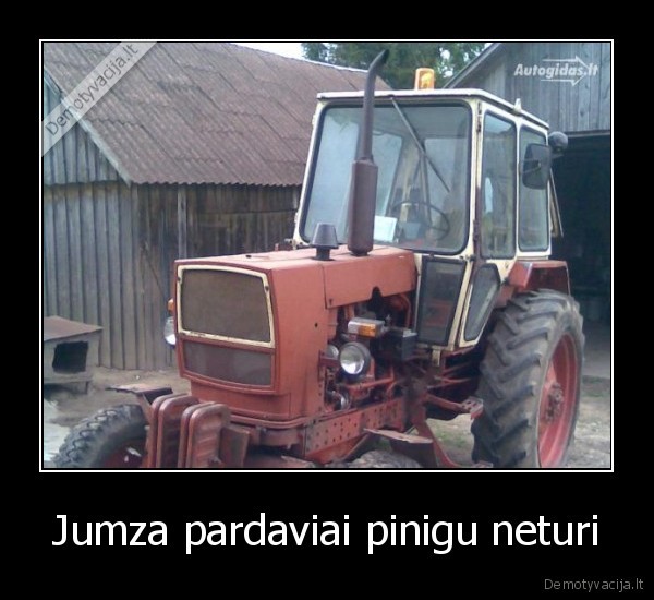 Jumza pardaviai pinigu neturi