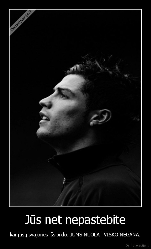c.ronaldo, svajones, darbas