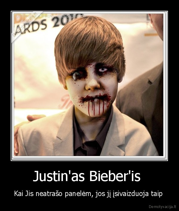 Justin'as Bieber'is 