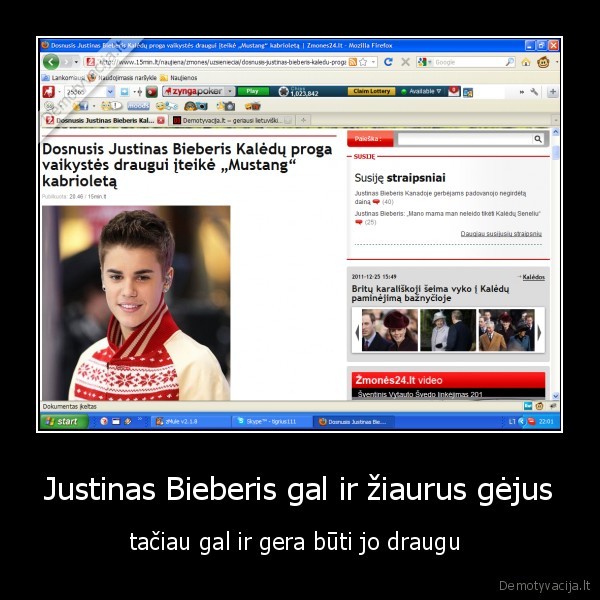 bieberis, justinas, mustangas, dovana, byberis, bebras, kaledos
