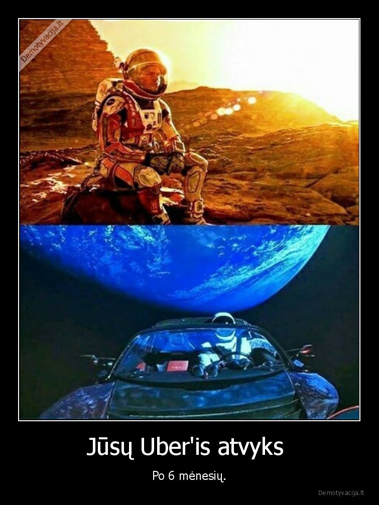 uber,tesla, kosmose