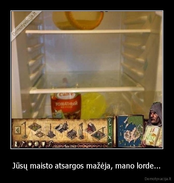 stronghold, crusader,zaidimai,maistas,saldytuvas,tusteja