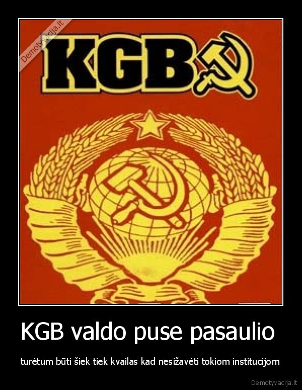 KGB valdo puse pasaulio 