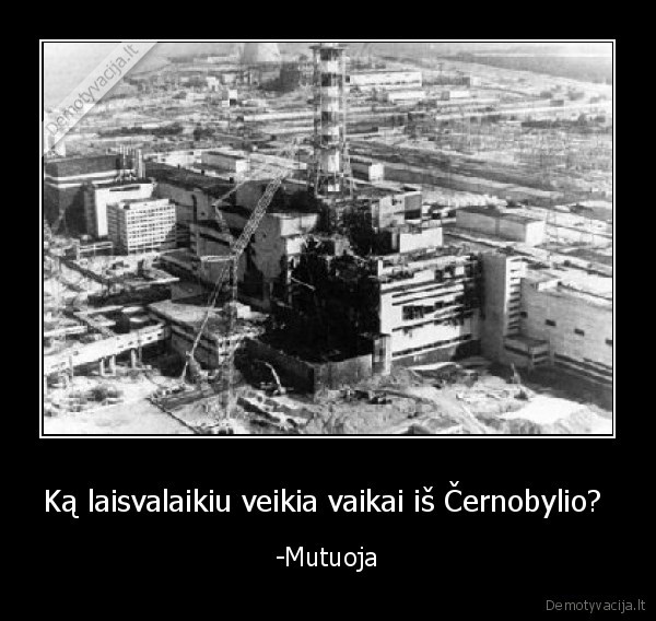 Ką laisvalaikiu veikia vaikai iš Černobylio? 