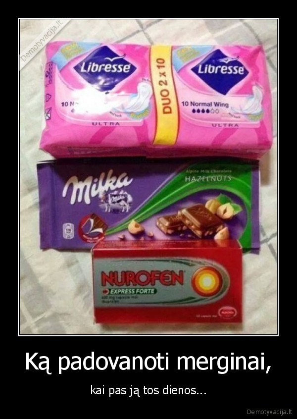 mergina,dovana,menesines