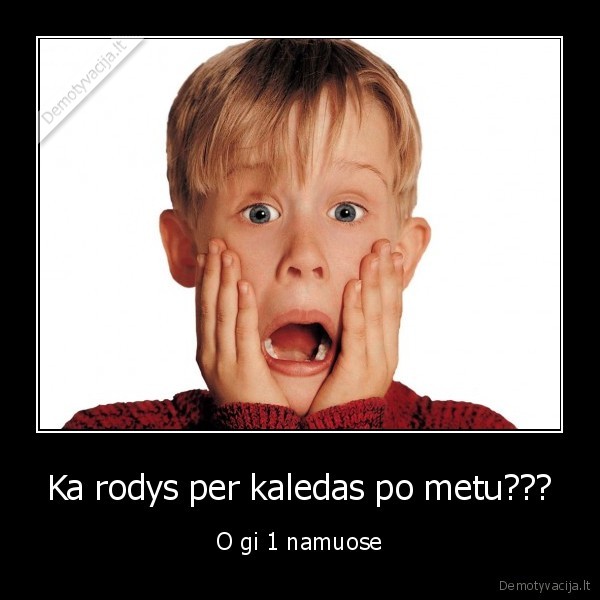 Ka rodys per kaledas po metu???