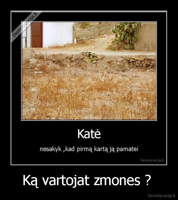 Ką vartojat zmones ? 
