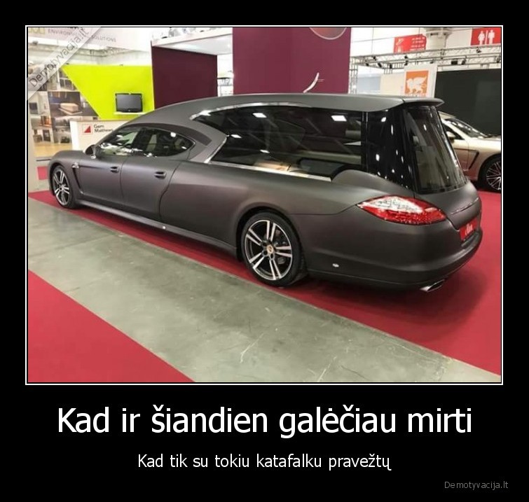 porsche, katafalkas