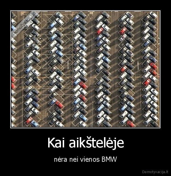 bmw,parkuotis,tvarka