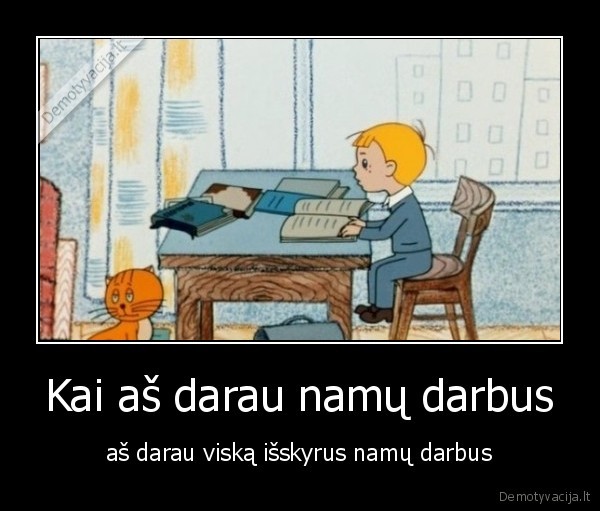 namu, darbai,daryti