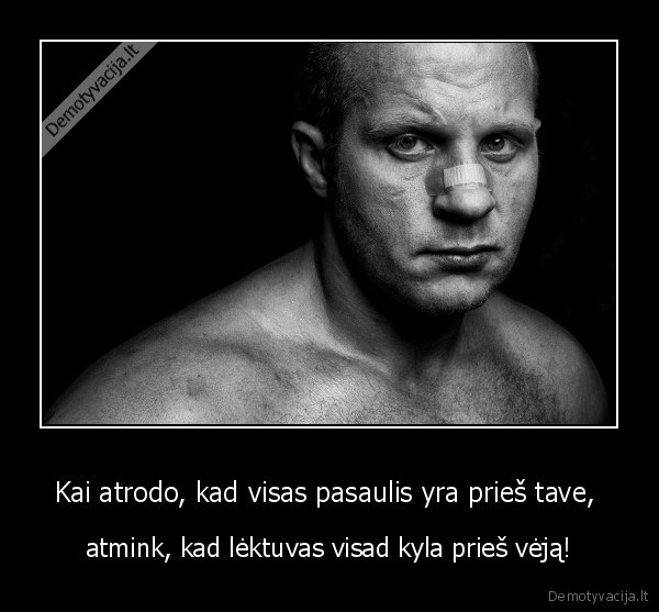 gyvenimas, fedor, mma, m1