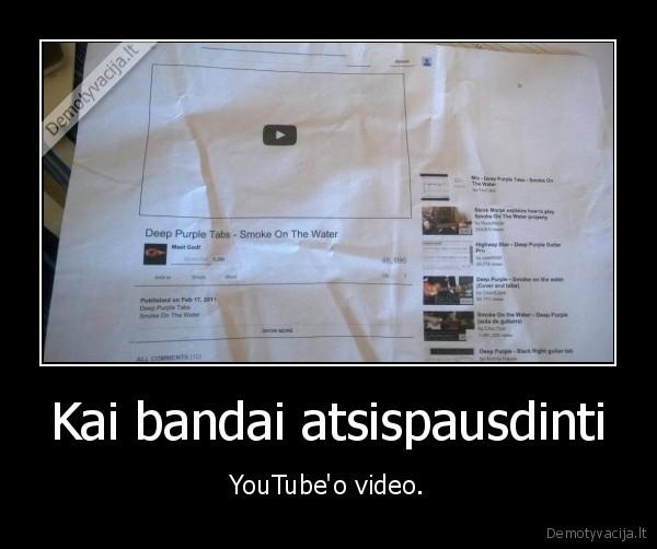 youtube,video,spausdinimas
