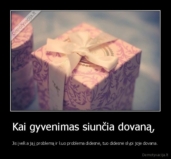 Kai gyvenimas siunčia dovaną, 