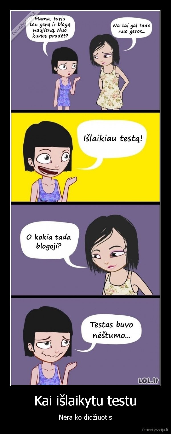 islaike, testa,nestumo, testas,nescia, paaugle