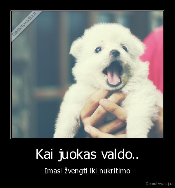 Kai juokas valdo..