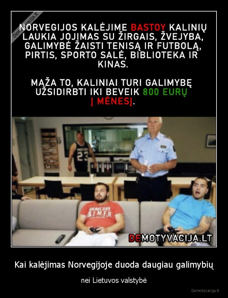 valstybe,lietuva,norvegija,kalejimas