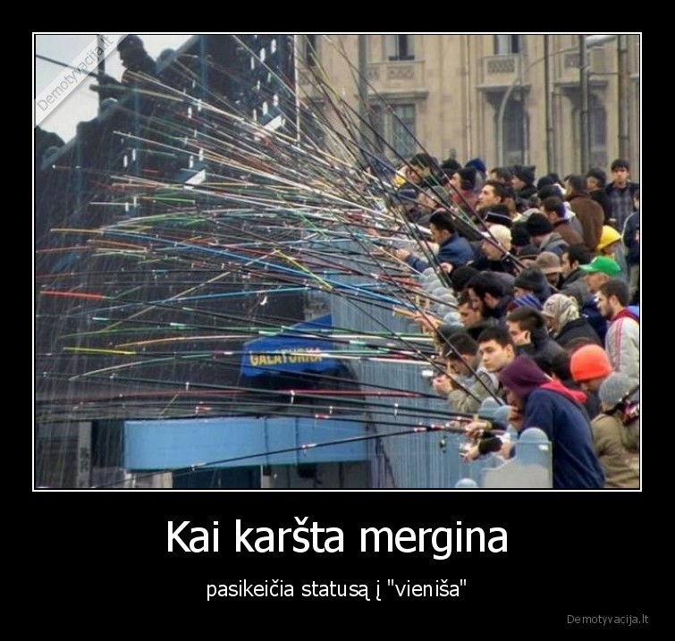 mergina,statusas,zvejyba