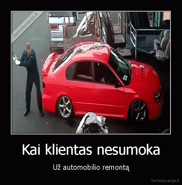 remontas,sudauze, masina