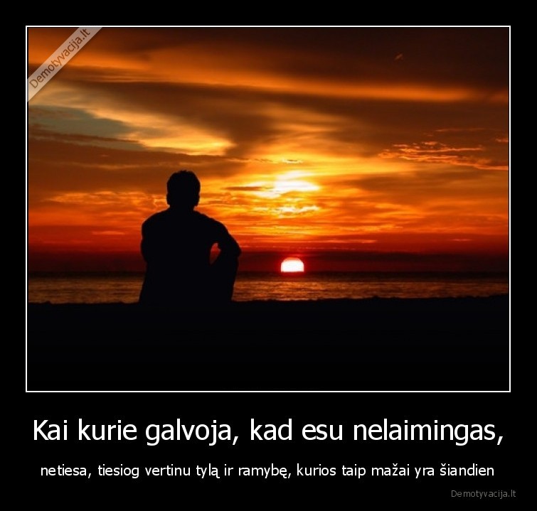 ramybe,tyla,vienisumas
