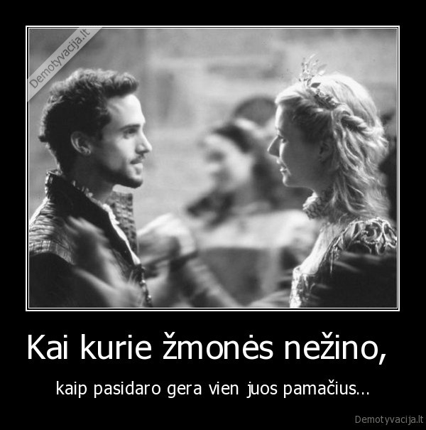 Kai kurie žmonės nežino, 