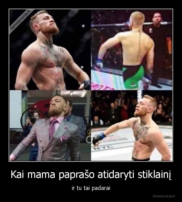 stiklainis,stiprus,mcgregor